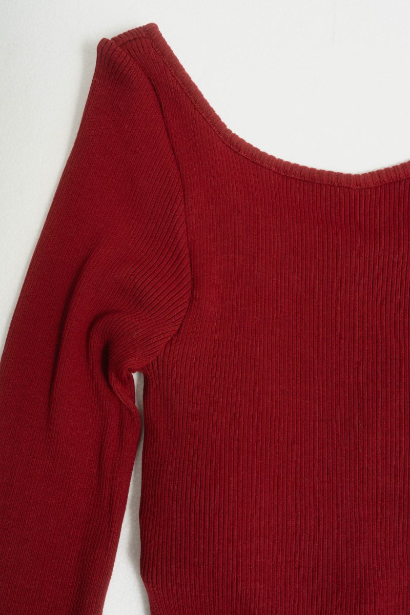 cup in boat neck knit/3color - KNUTH MARF