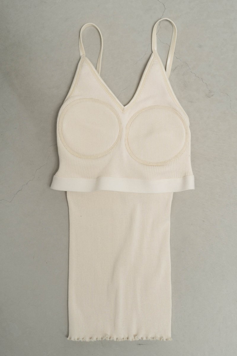 cup in vneck camisole/2color - KNUTH MARF