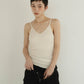 cup in vneck camisole/2color - KNUTH MARF