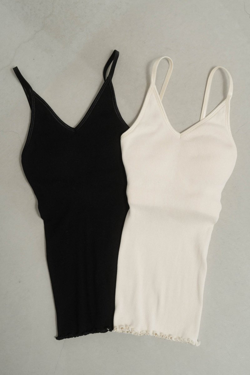 cup in vneck camisole/2color - KNUTH MARF