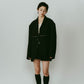 custom dad jacket (unisex)/black - KNUTH MARF
