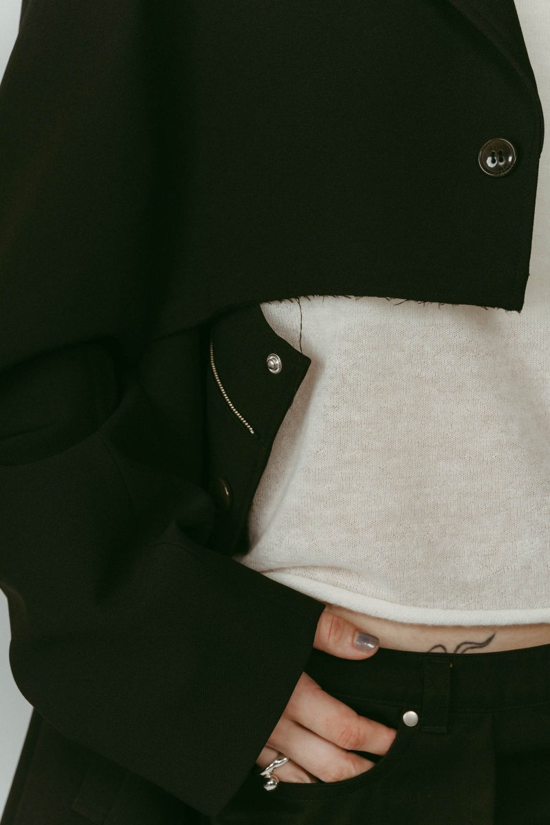 custom dad jacket (unisex)/black - KNUTH MARF