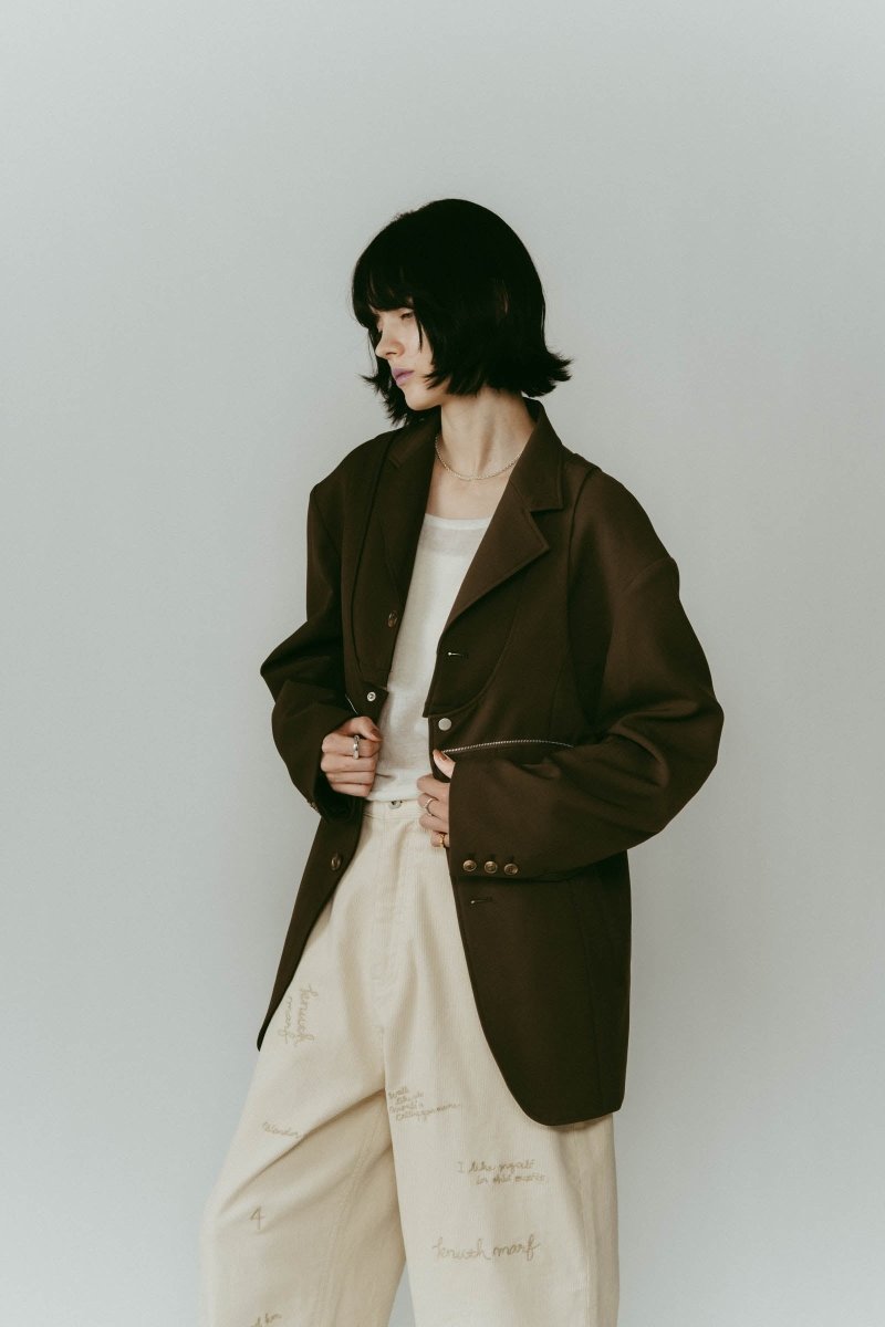 custom dad jacket (unisex)/darkbrown - KNUTH MARF