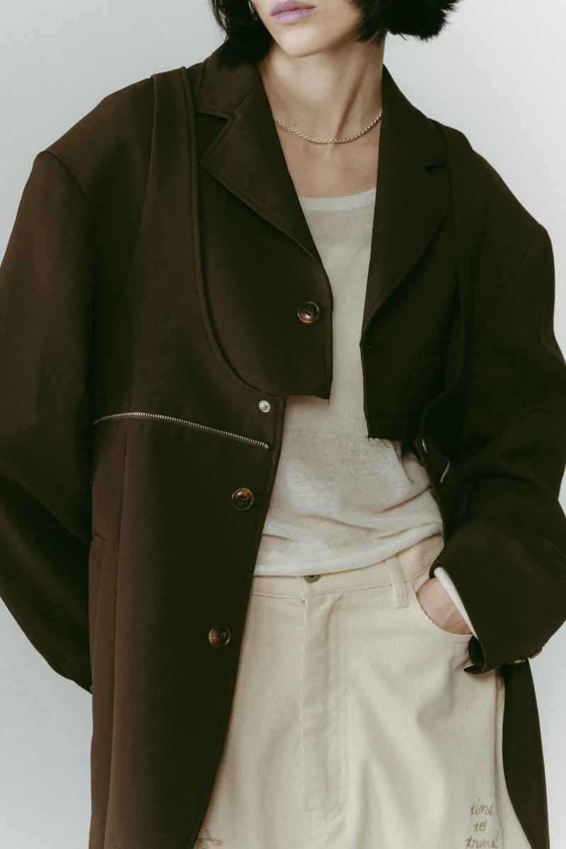 custom dad jacket (unisex)/darkbrown - KNUTH MARF
