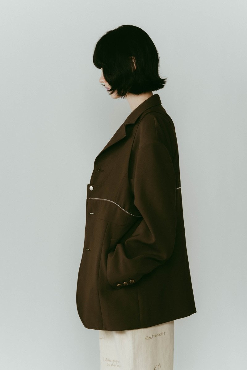 custom dad jacket (unisex)/darkbrown - KNUTH MARF