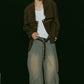 custom dad jacket (unisex)/darkbrown - KNUTH MARF