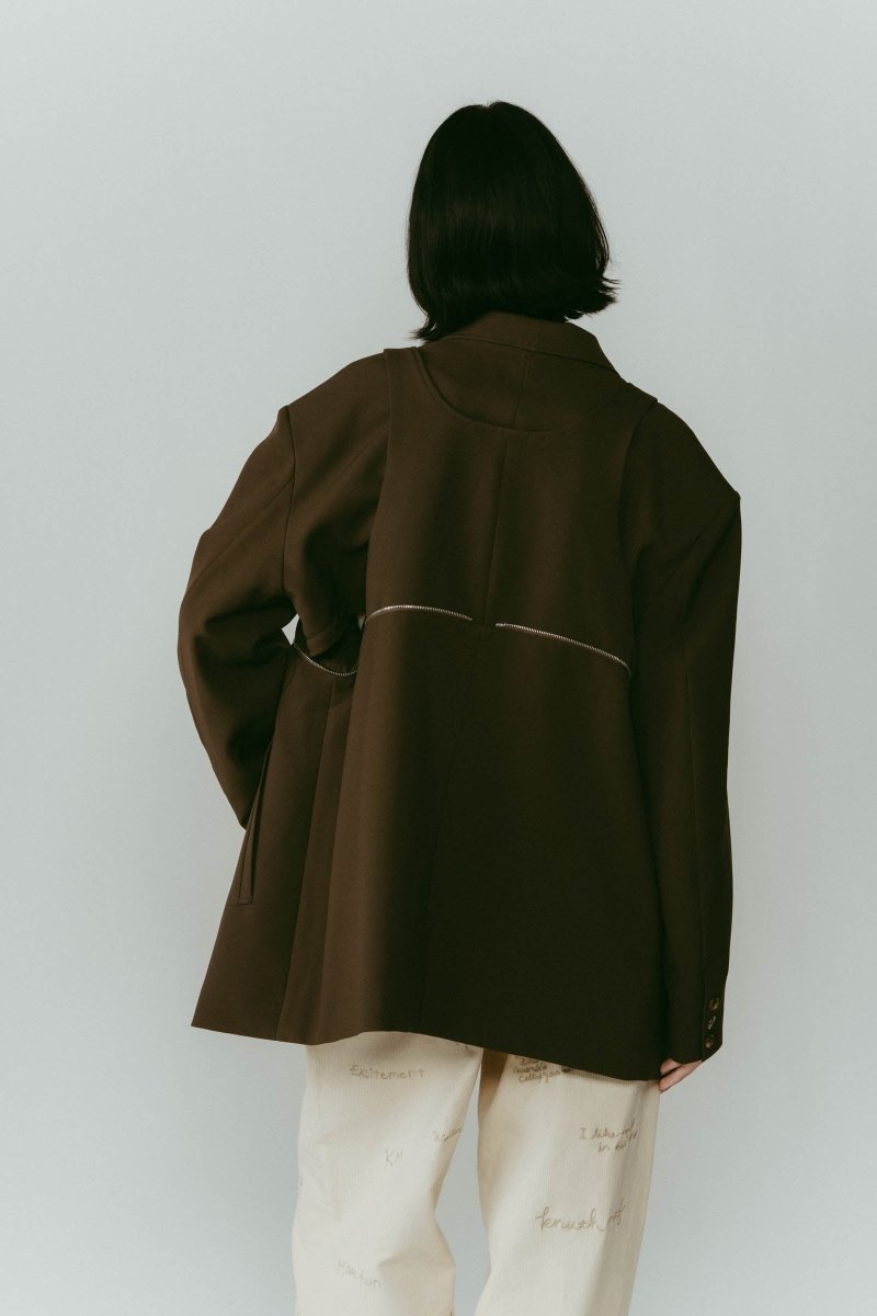 custom dad jacket (unisex)/darkbrown - KNUTH MARF