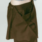 cut layered mid length skirt/brown - KNUTH MARF