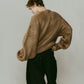 dalmatian shaggy knit(unisex)/beige - KNUTH MARF