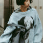 dalmatian shaggy knit(unisex)/blue - KNUTH MARF