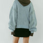 dalmatian shaggy knit(unisex)/blue - KNUTH MARF