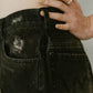 damage denim pants/blackwhite - KNUTH MARF