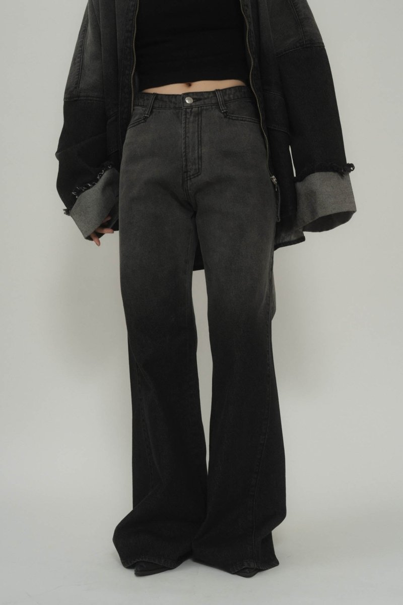 denim baggy pants/3color - KNUTH MARF