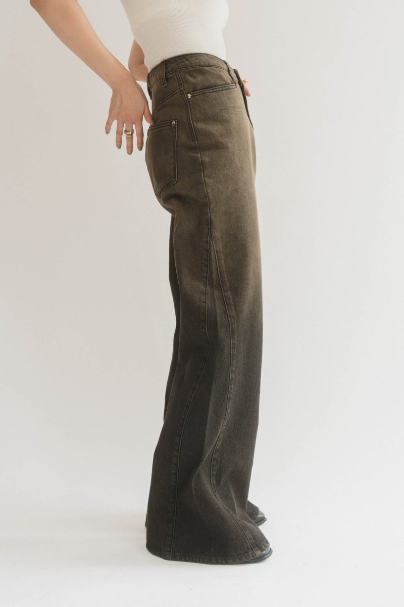 denim baggy pants/3color - KNUTH MARF