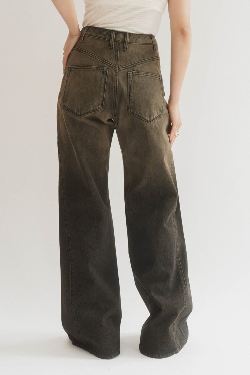 denim baggy pants/3color - KNUTH MARF