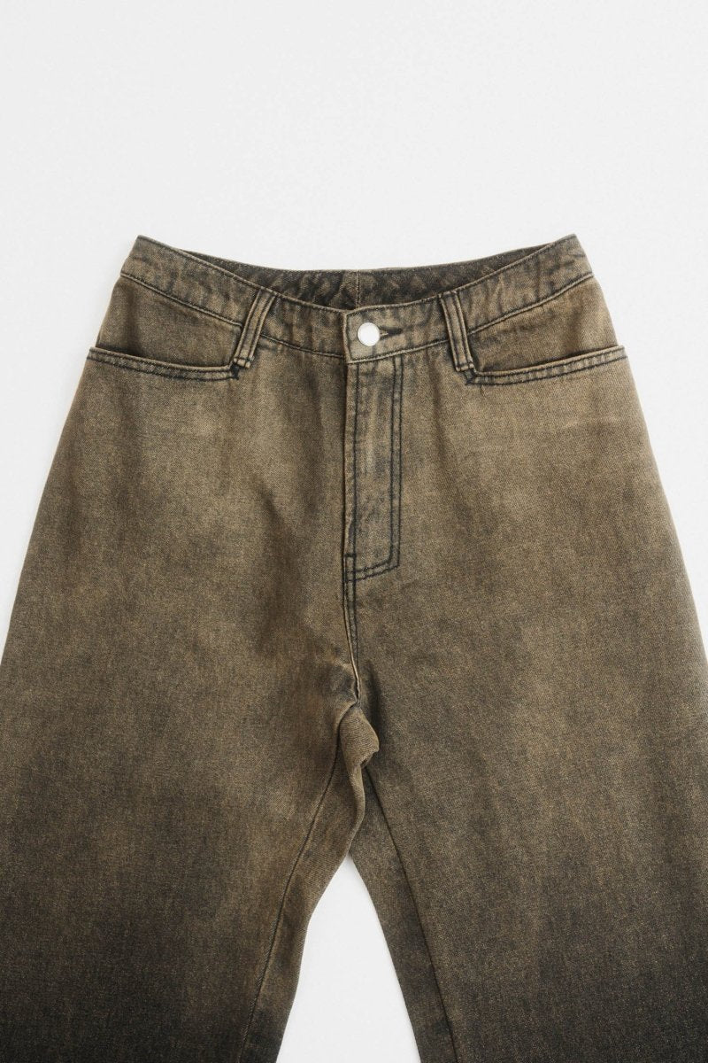 denim baggy pants/3color - KNUTH MARF