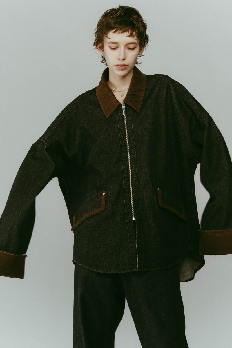 denim over shirt jacket(unisex)/2color - KNUTH MARF