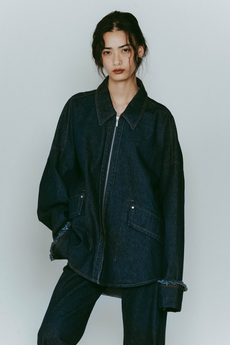 denim over shirt jacket(unisex)/2color - KNUTH MARF