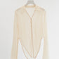 design sheer shirt/2color - KNUTH MARF