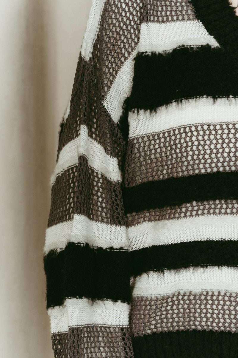double - faced border knit/black - KNUTH MARF