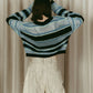 double - faced border knit/blue - KNUTH MARF