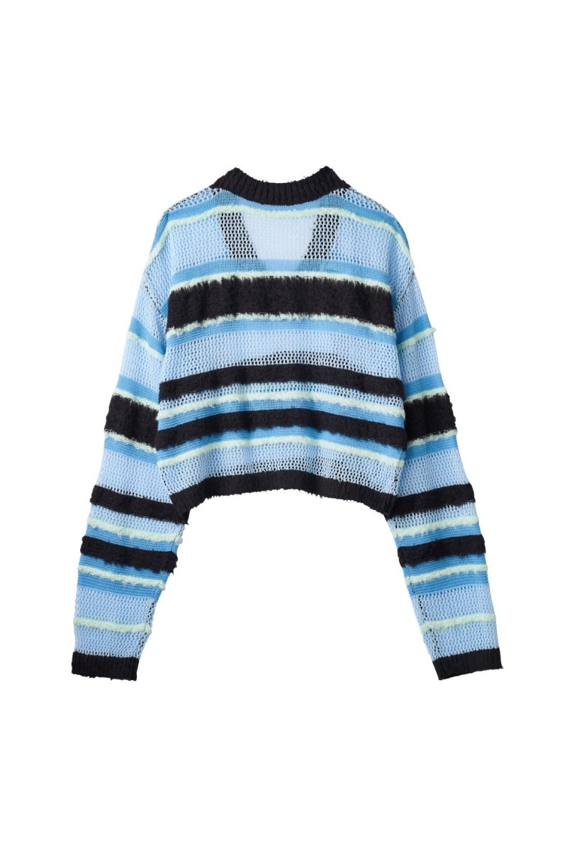 double - faced border knit/blue - KNUTH MARF