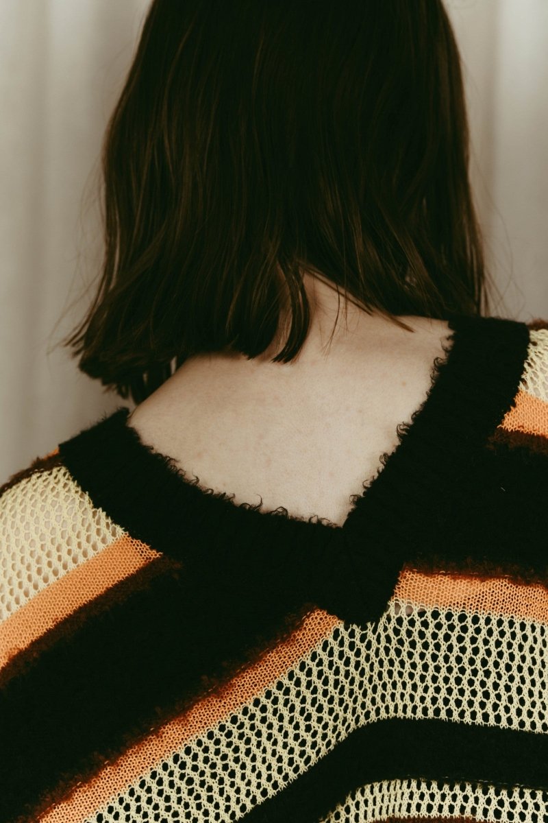 double - faced border knit/yellow - KNUTH MARF