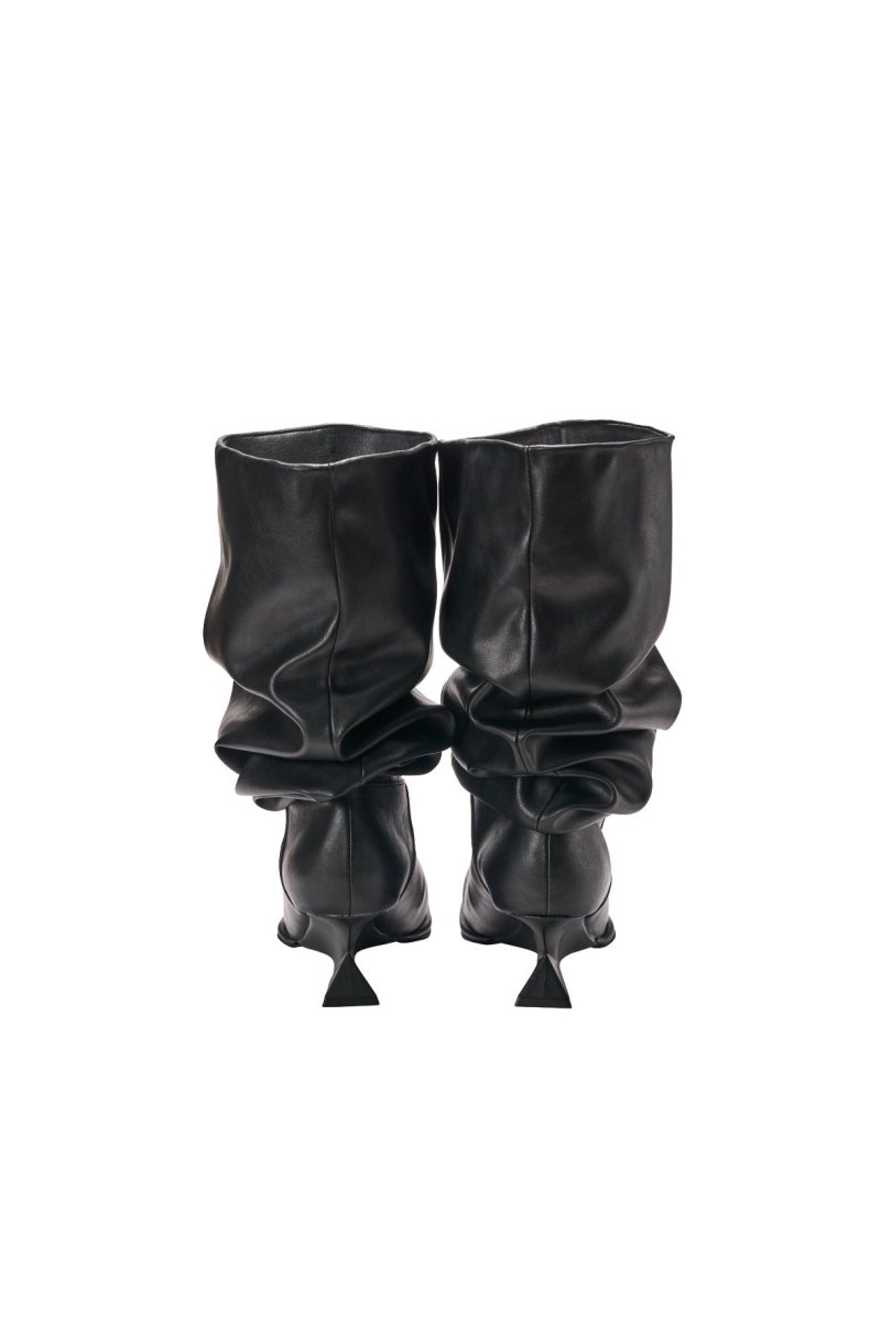 drape long boots/black | KNUTH MARF