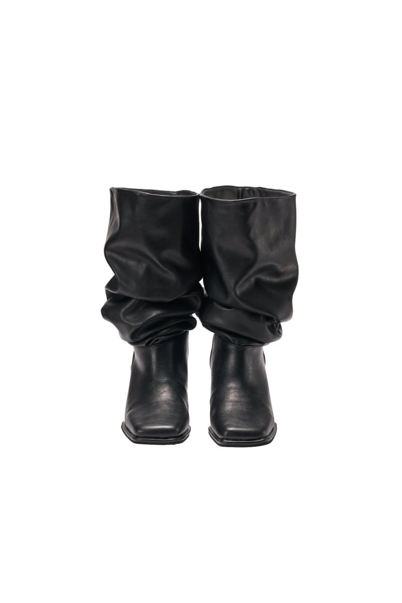 drape long boots/black - KNUTH MARF