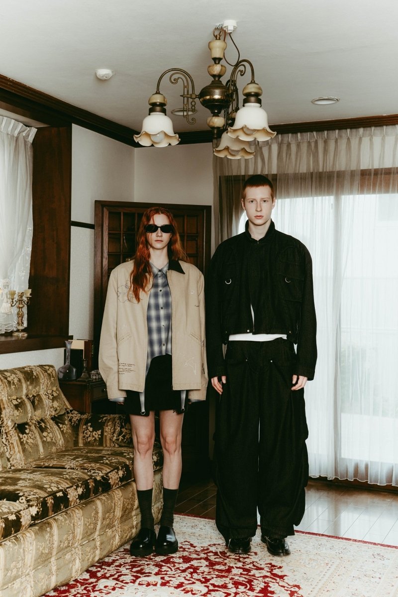 embroidered jacket(unisex)/beige - KNUTH MARF