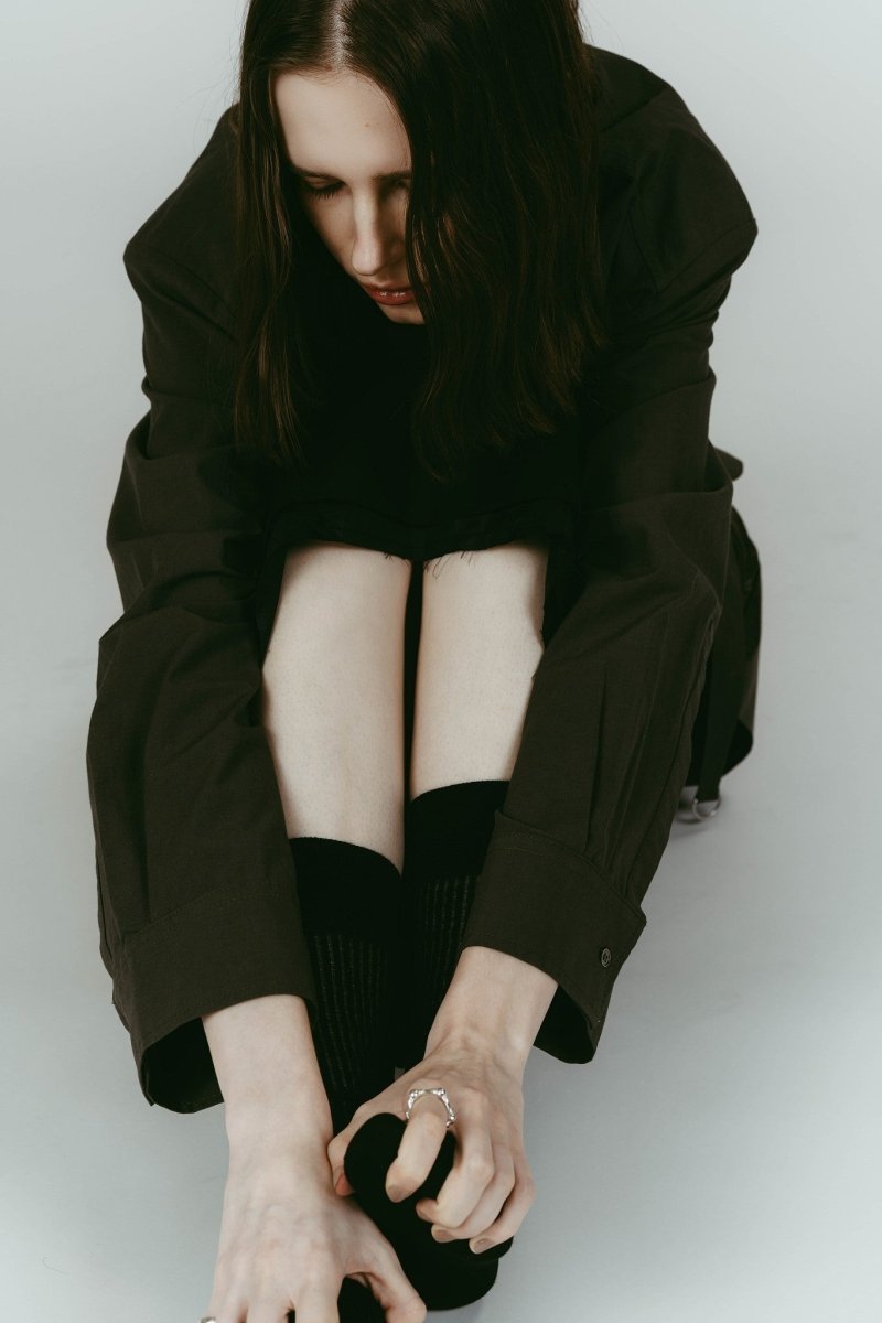 embroidered long socks/3color - KNUTH MARF