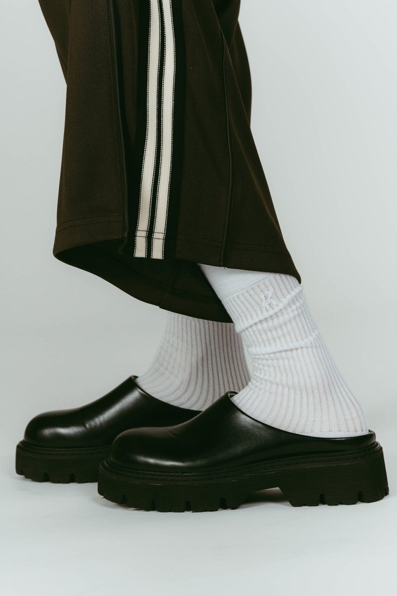 embroidered long socks/3color - KNUTH MARF