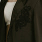 embroidered satin jacket/black - KNUTH MARF