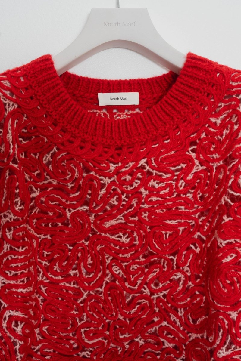 embroidery knit best/3color - KNUTH MARF