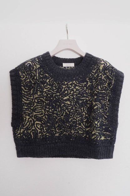 embroidery knit best/3color - KNUTH MARF