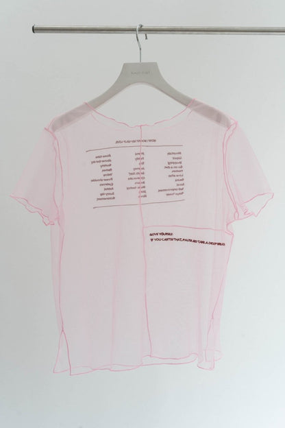 embroidery sheer T/4color - KNUTH MARF