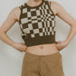 flag marble knit tank3color - KNUTH MARF
