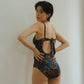 flower paint swimwear(onepiece)/2color - KNUTH MARF