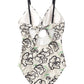 flower paint swimwear(onepiece)/2color - KNUTH MARF