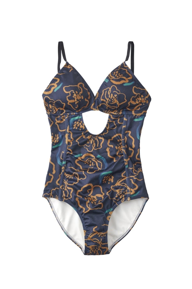 flower paint swimwear(onepiece)/2color - KNUTH MARF