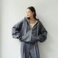 flower punch hoodie(unisex)/2color - KNUTH MARF
