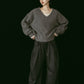 fox v - neck knit - special edition/4color - KNUTH MARF