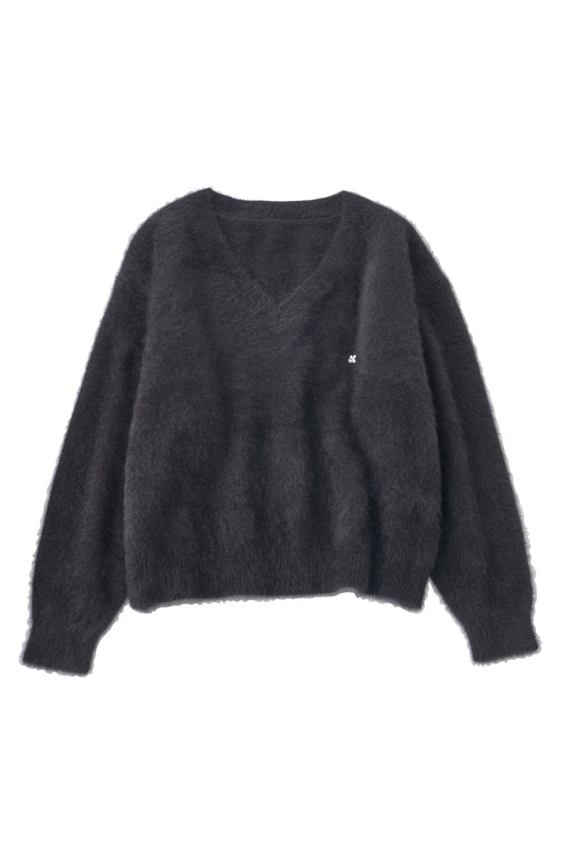 fox v - neck knit - special edition/4color - KNUTH MARF