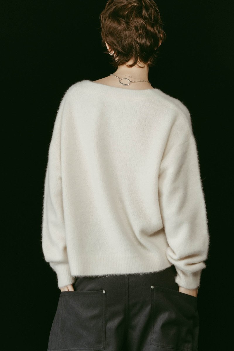 fox v - neck knit - special edition/4color - KNUTH MARF
