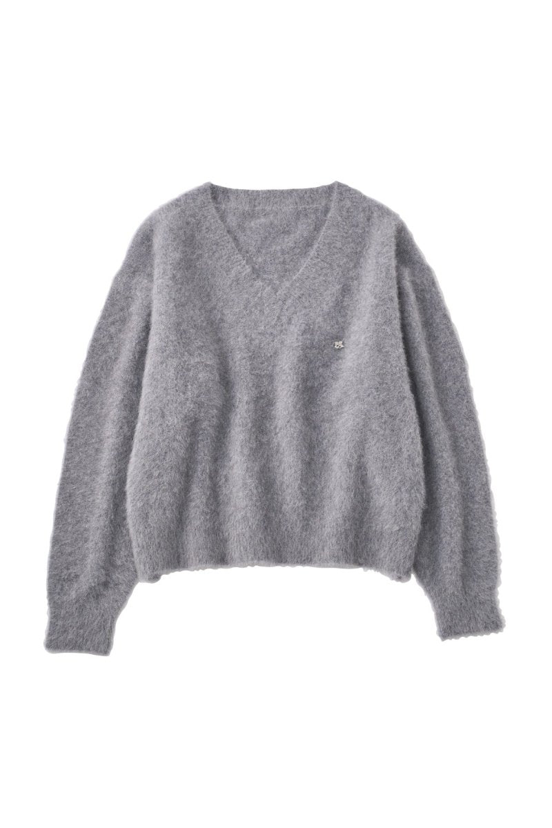 fox v - neck knit - special edition/4color - KNUTH MARF