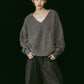 fox v - neck knit - special edition/4color - KNUTH MARF