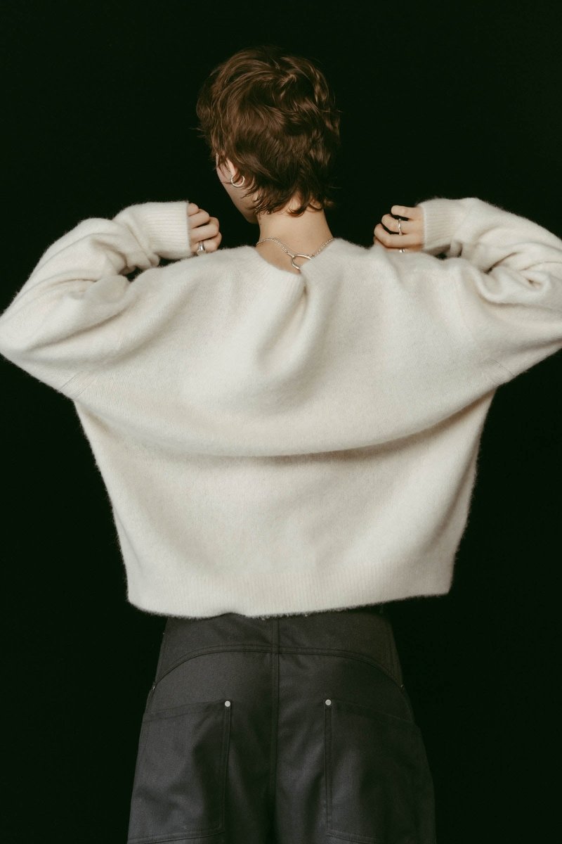 fox v - neck knit - special edition/4color - KNUTH MARF