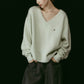 fox v - neck knit - special edition/4color - KNUTH MARF