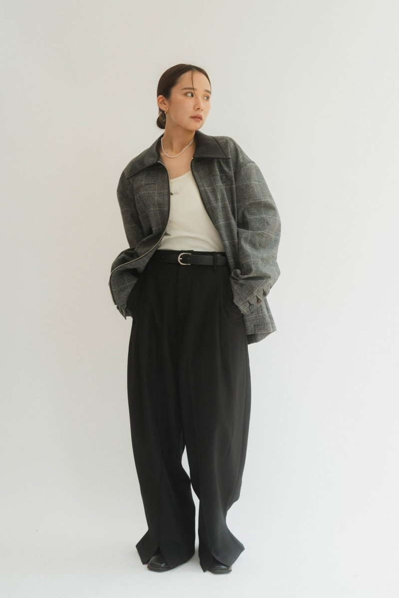 front slit pants(unisex)/2color - KNUTH MARF