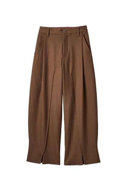 front slit pants(unisex)/3color - KNUTH MARF